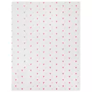 Pink Hearts Vellum Paper - 8 1/2" x 11"