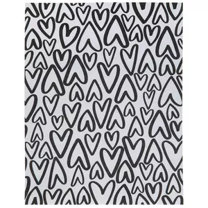 Paperhues Black & White Collection Handmade Scrapbook Paper 8.5 x 11 Pad, 36 Sheets (2 Sheets Each of 18 Styles)