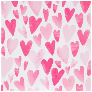 Minnie Pink Heart, Disney Scrapbook paper, 12x12 (Disney & Trends