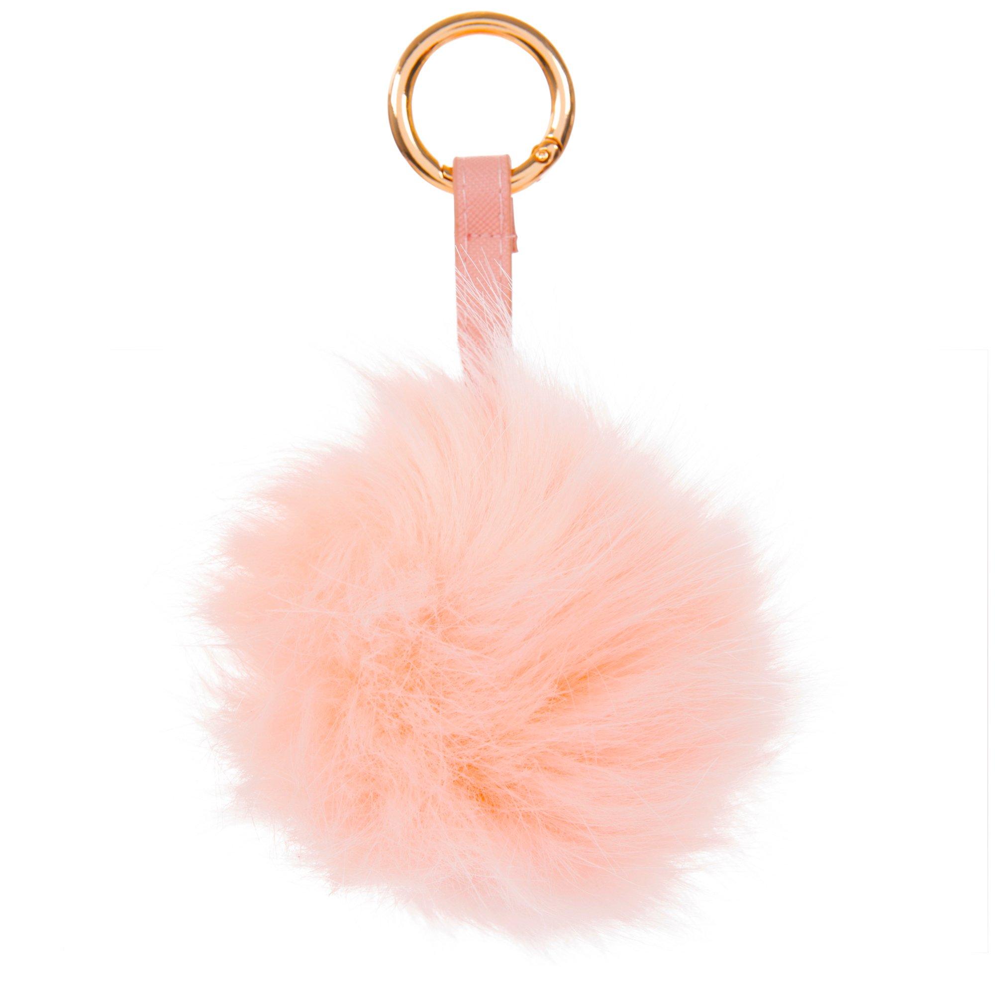 Pink Fluffy Pom Pom Keychain Hobby Lobby 2301273
