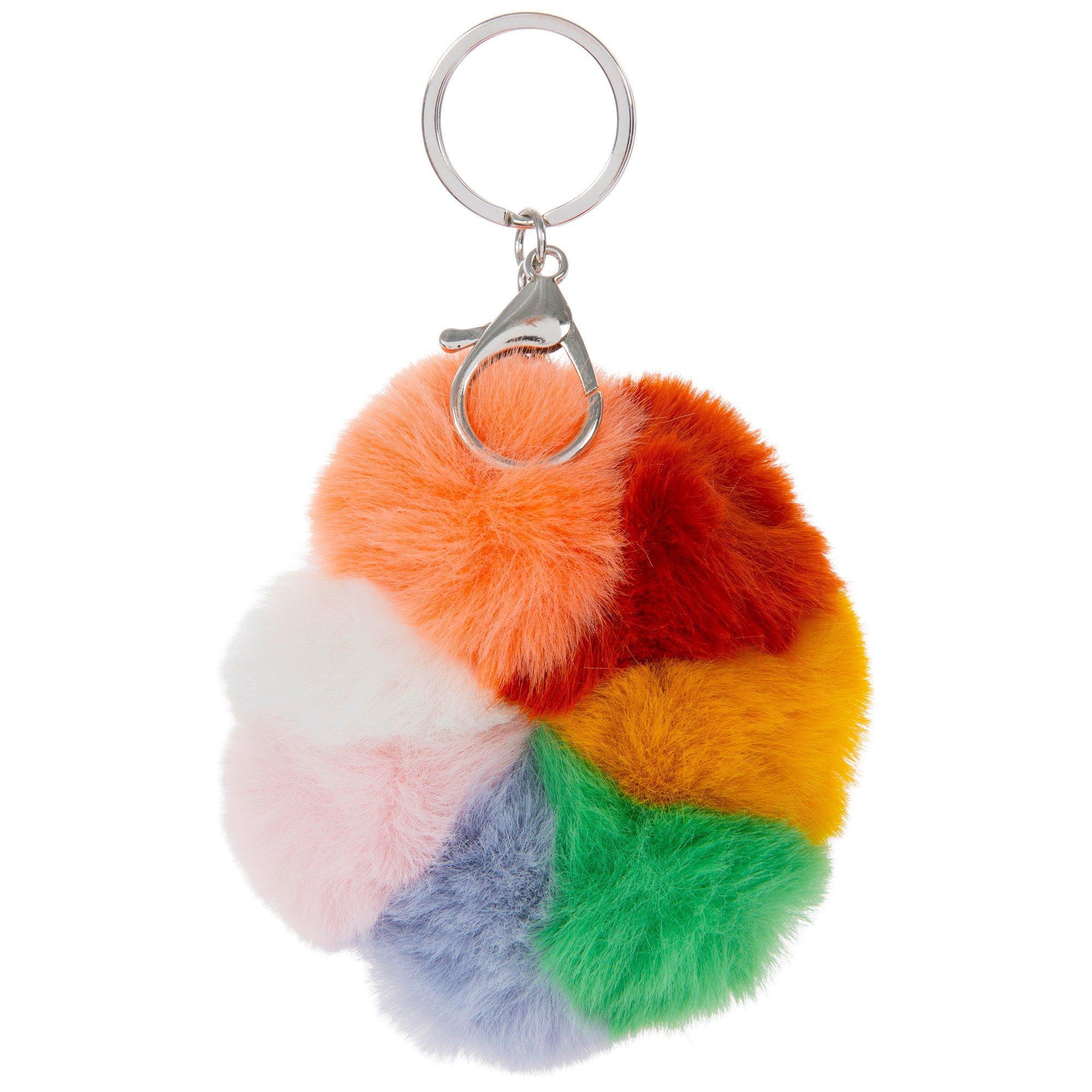 Rainbow Pom Pom Keychain Hobby Lobby 2301463