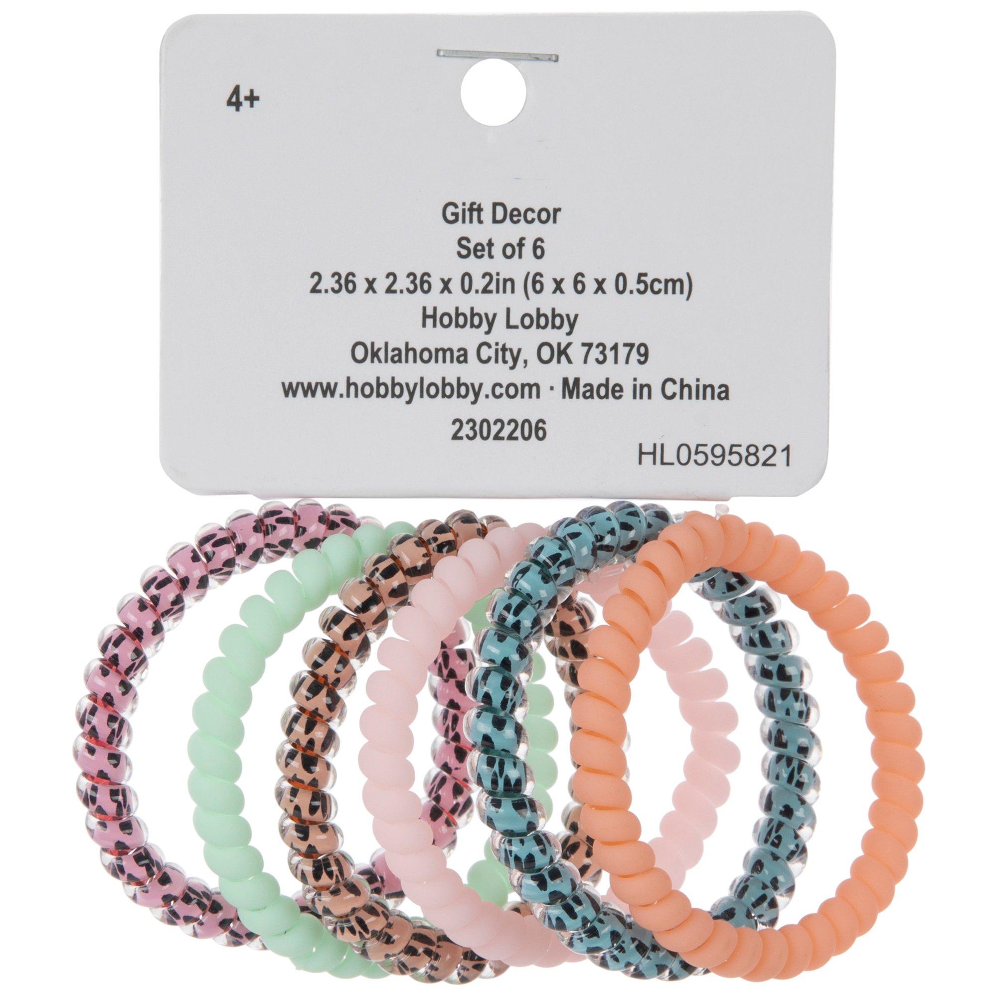 Polka Dot & Matte Coil Hair Ties Hobby Lobby 2302206