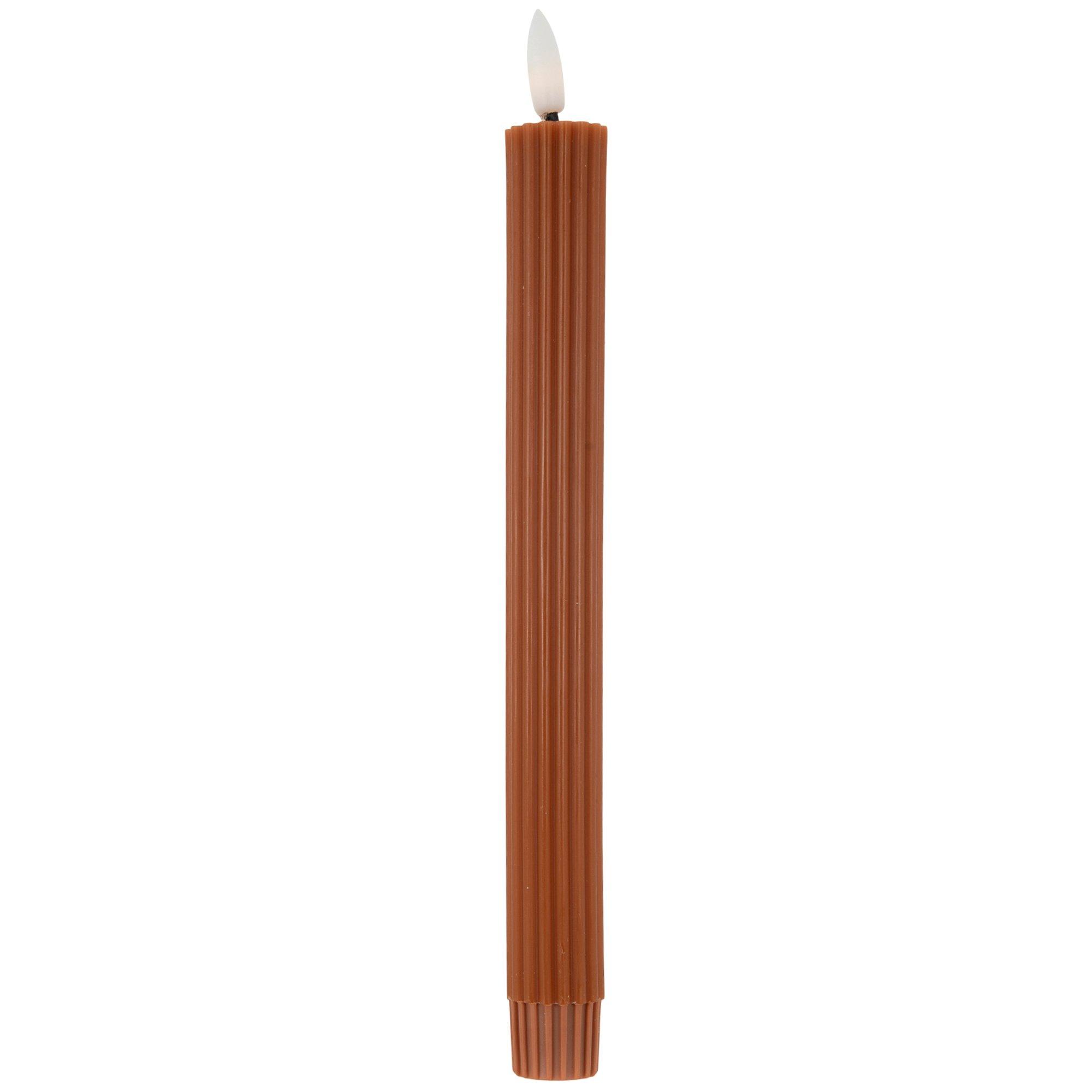 Ribbed LED Taper Candles Hobby Lobby 2302511