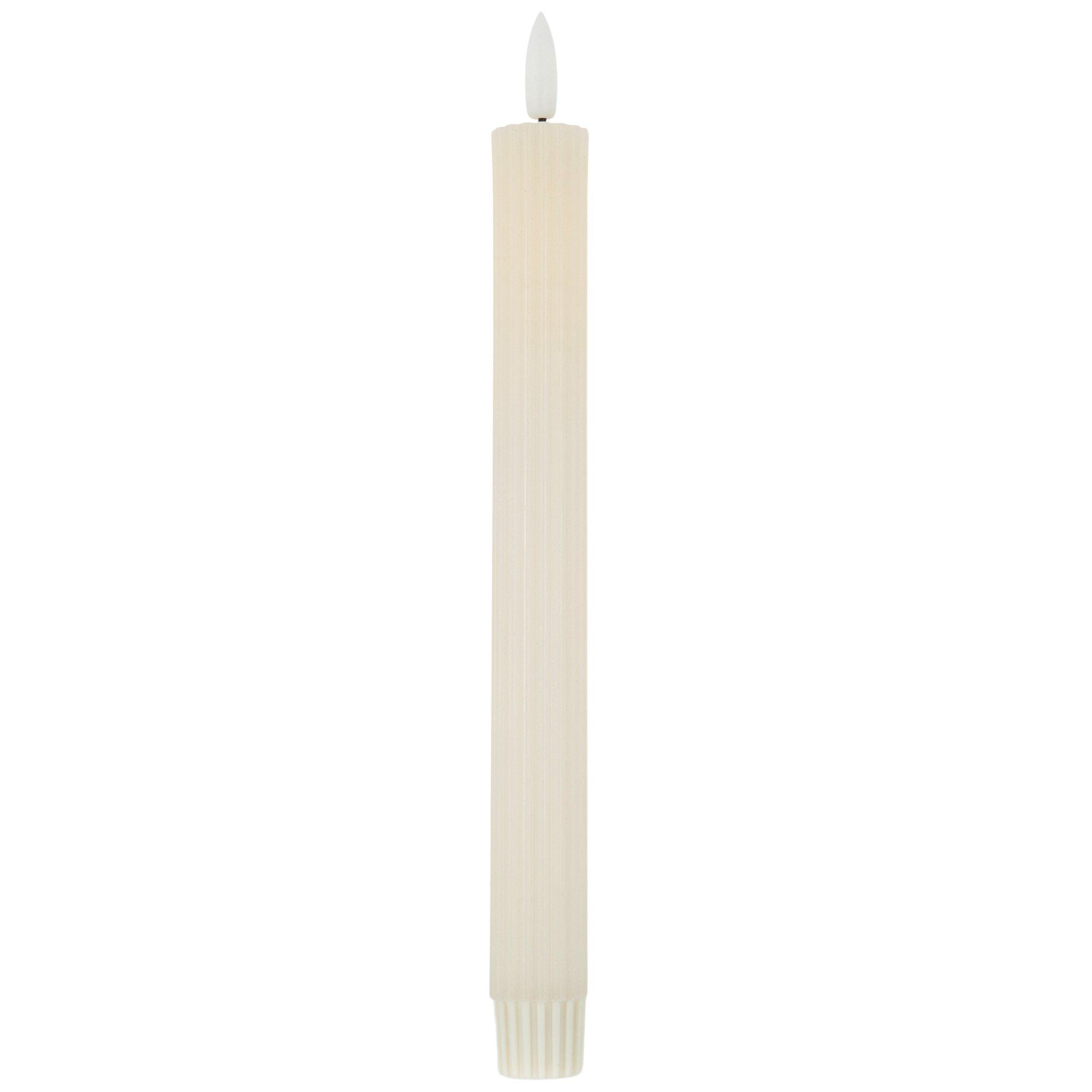 Ribbed LED Taper Candles Hobby Lobby 2302529