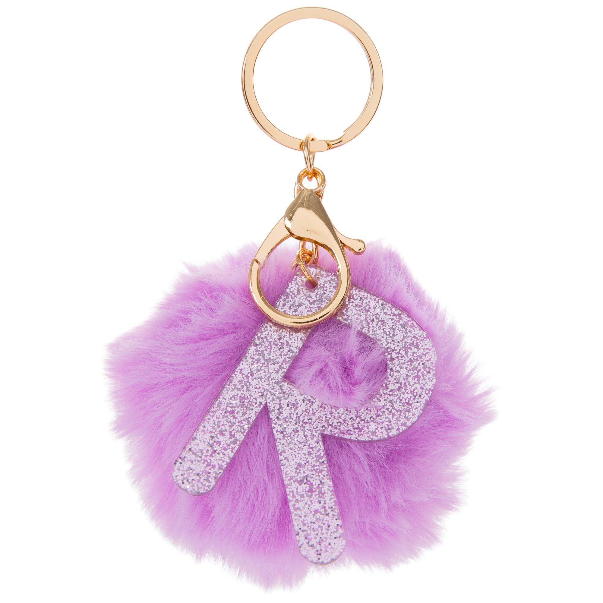 Fluffy Pom Pom Keychain 