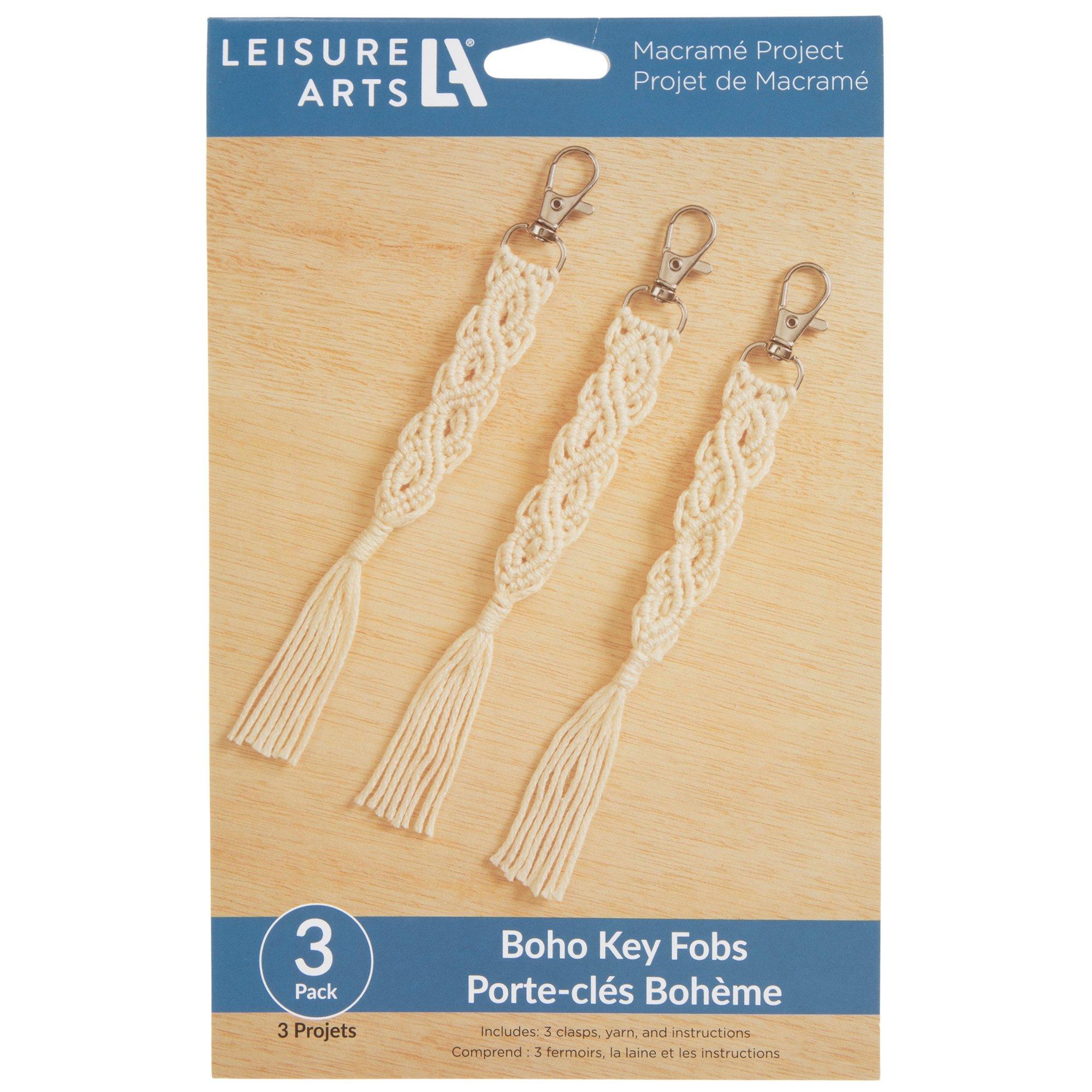 Boho Key Fobs Macrame Kit Hobby Lobby 2304483