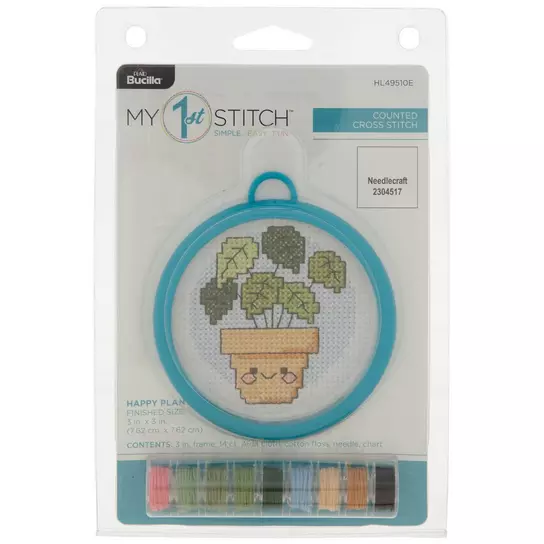 PUP AND THE PLANTS Cross Stitch Kit  Craft Club Cross Stitch Kits – Craft  Club Co