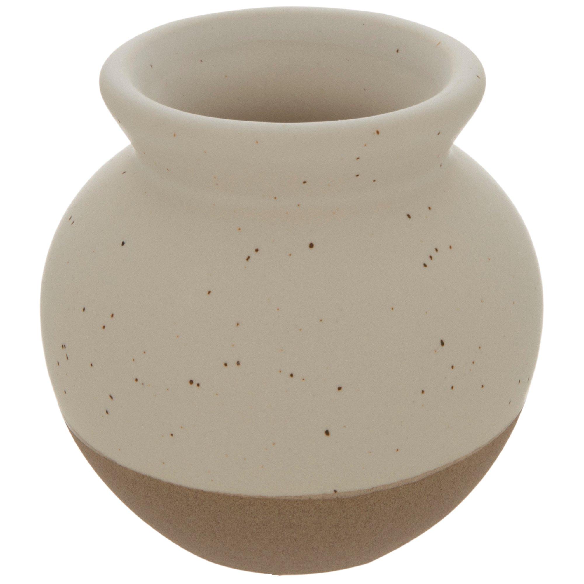 Speckled Two-Tone Vase