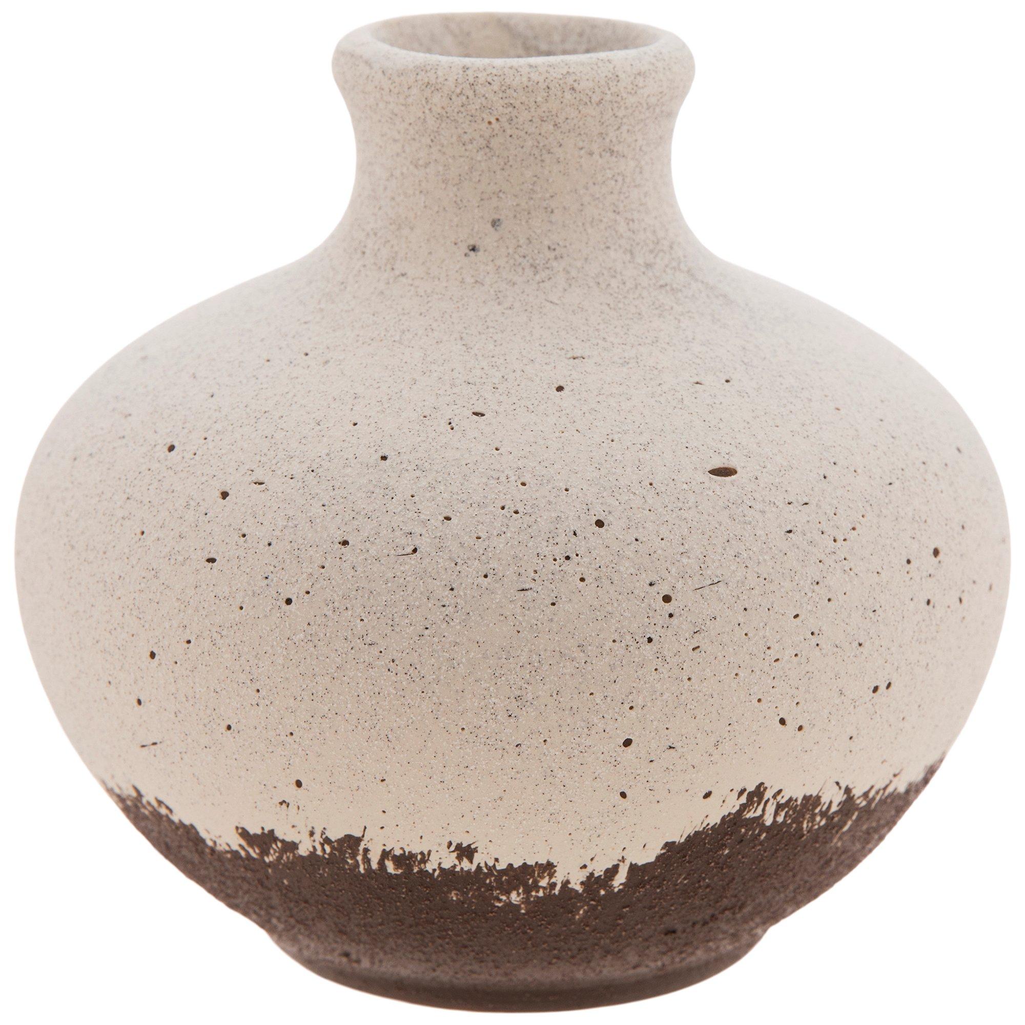 Speckled White TwoToned Vase Hobby Lobby 2304897