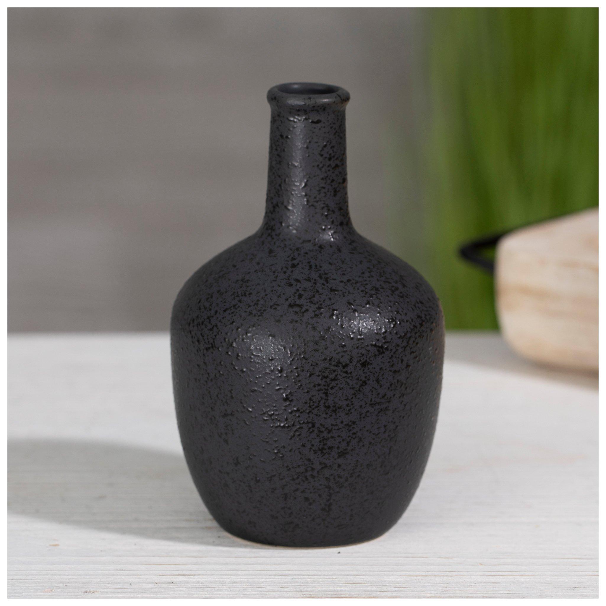 Black Textured Vase Hobby Lobby 2305100   2305100 81145575 01102024 IMGSET