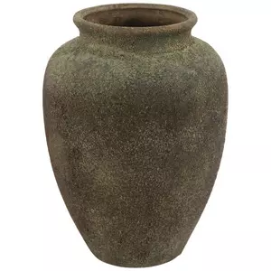 Charcoal Textured Terracotta Vase