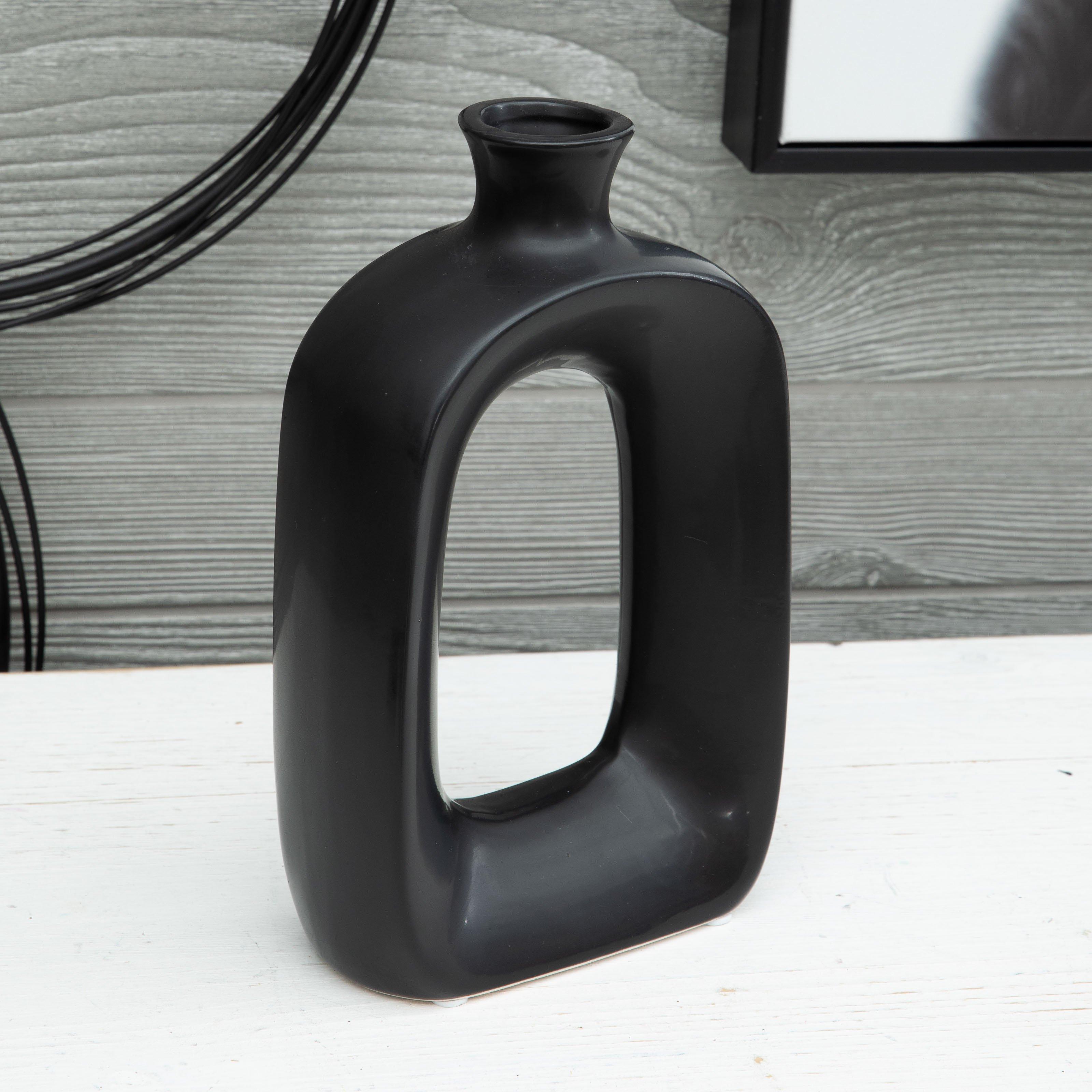 Black Open Vase Hobby Lobby 2305589