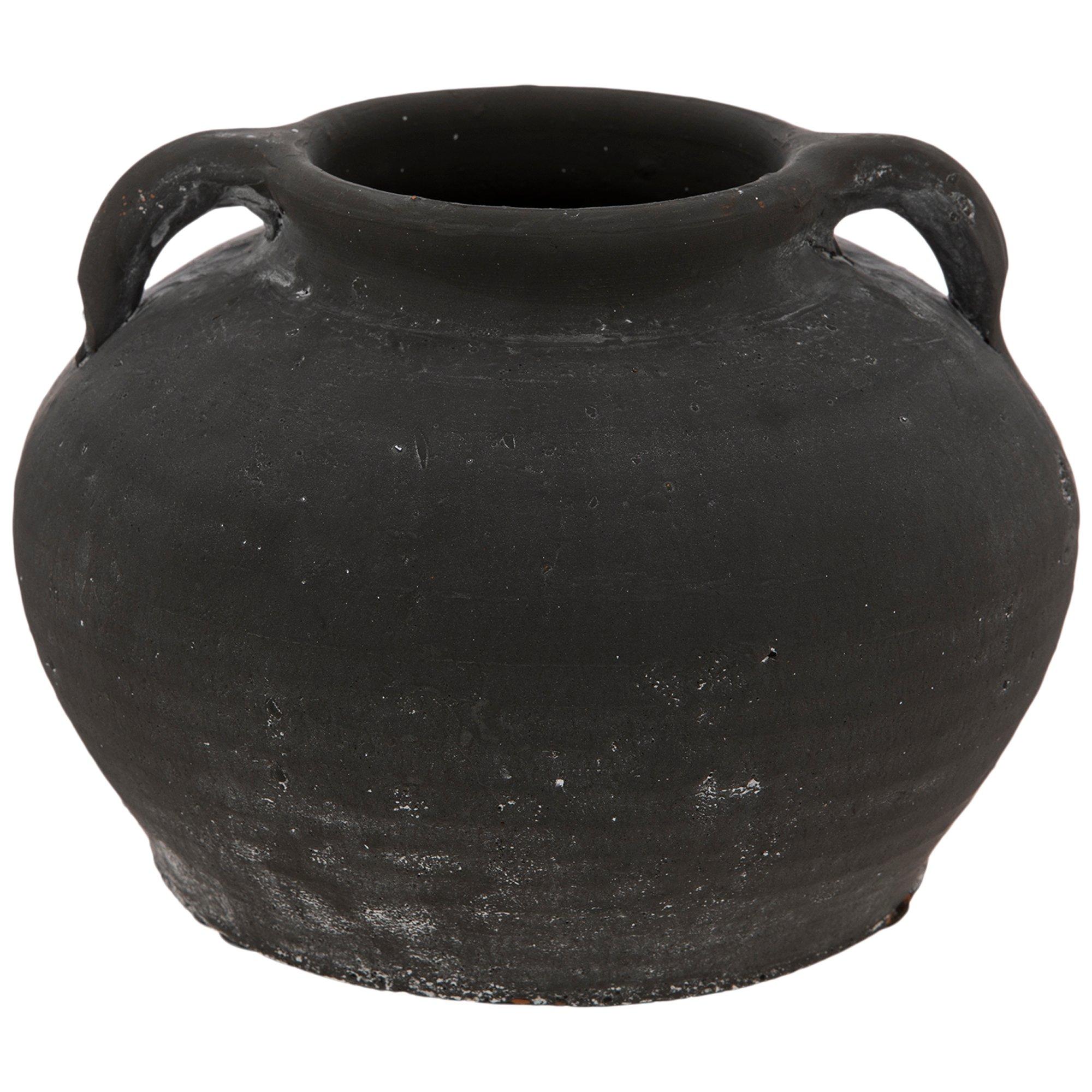 Black TwoHandle Terracotta Vase Hobby Lobby 2305670