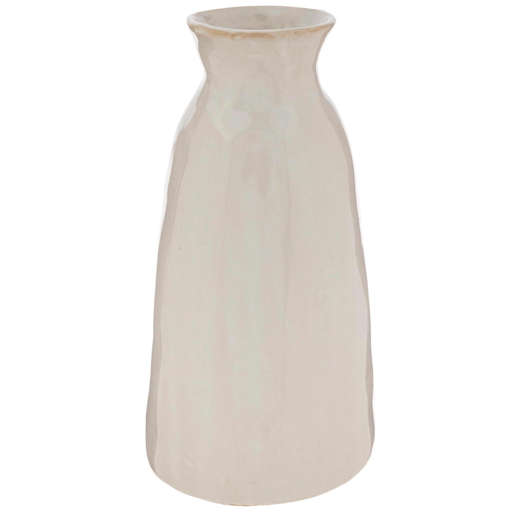 Cream Dimpled Ceramic Vase Hobby Lobby 2305696