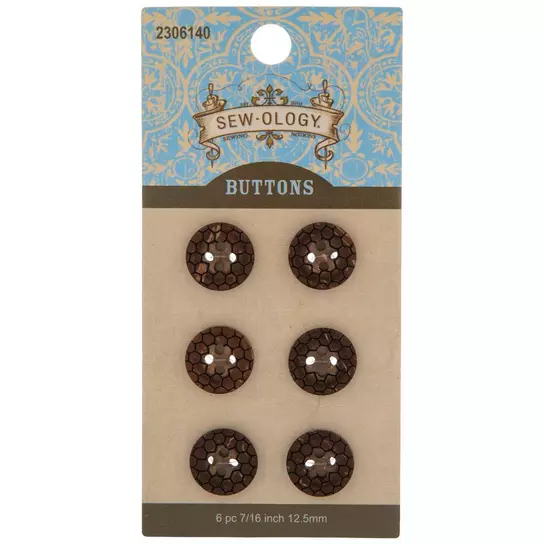 Round Wood Buttons, Hobby Lobby