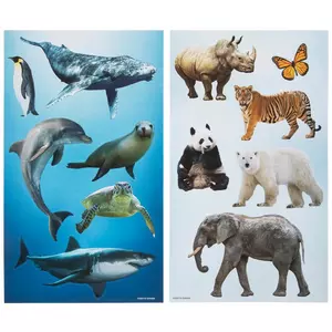 Animals Poster Board Stickers