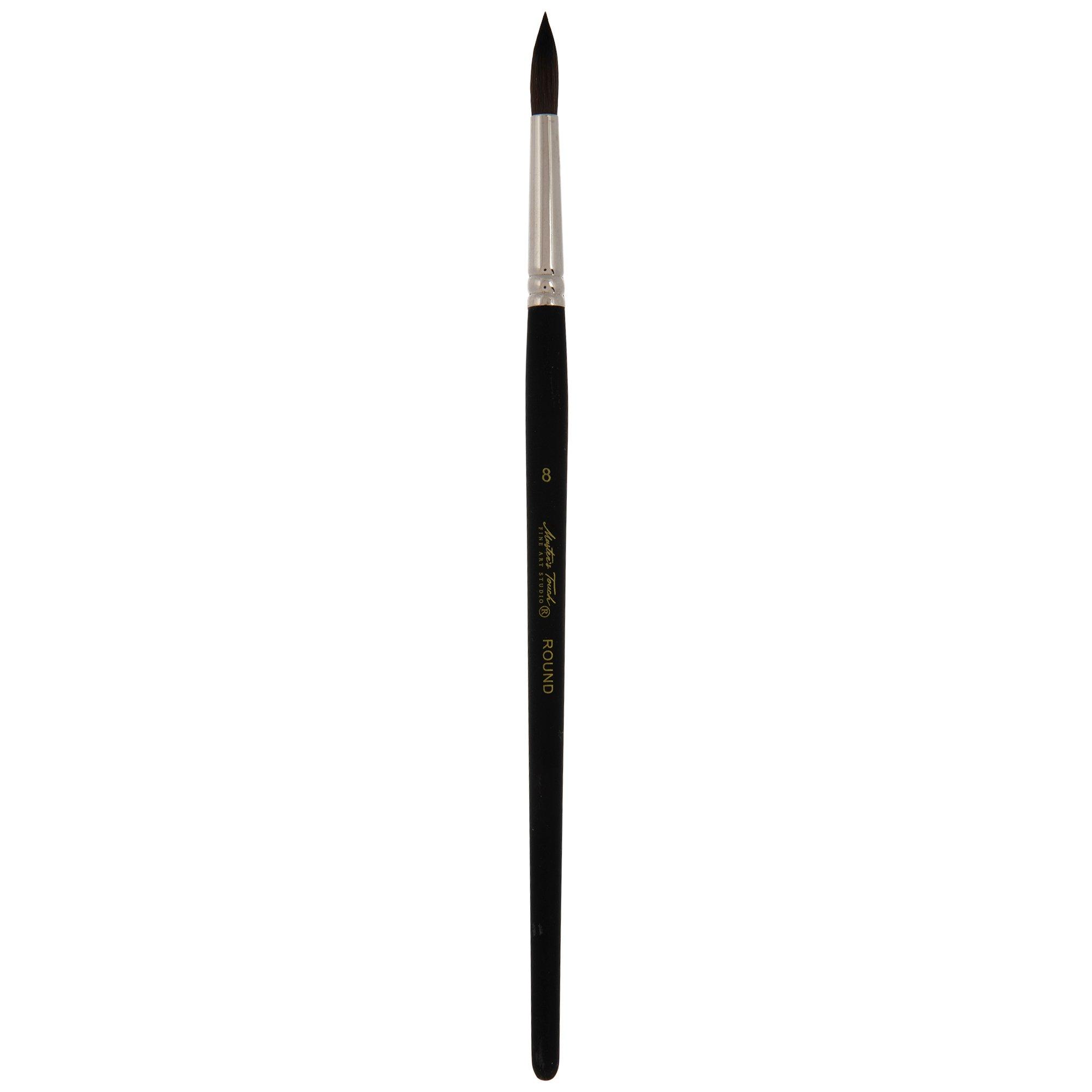 Master's Touch Round Paint Brush 8 size view 1
