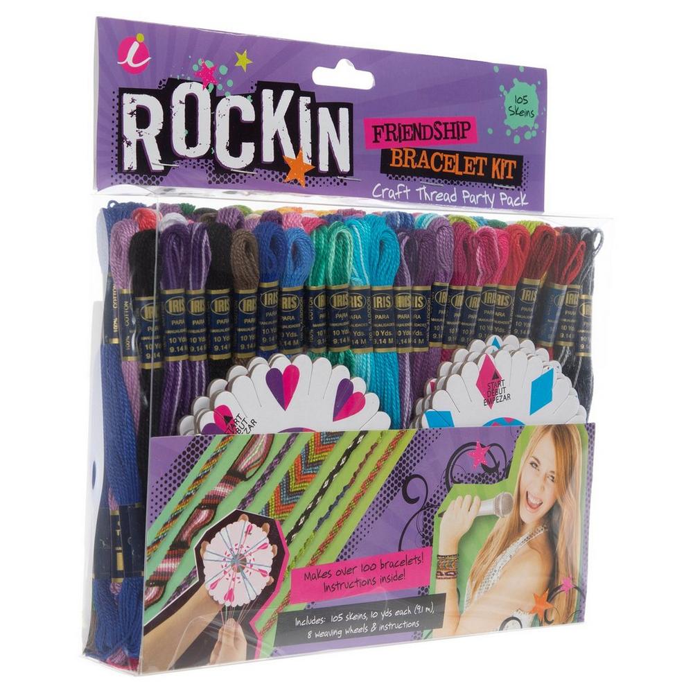 HBD BRACELET & 星刺繍ローブセット Rockin Friendship Bracelet Kit | Hobby Lobby | 230854