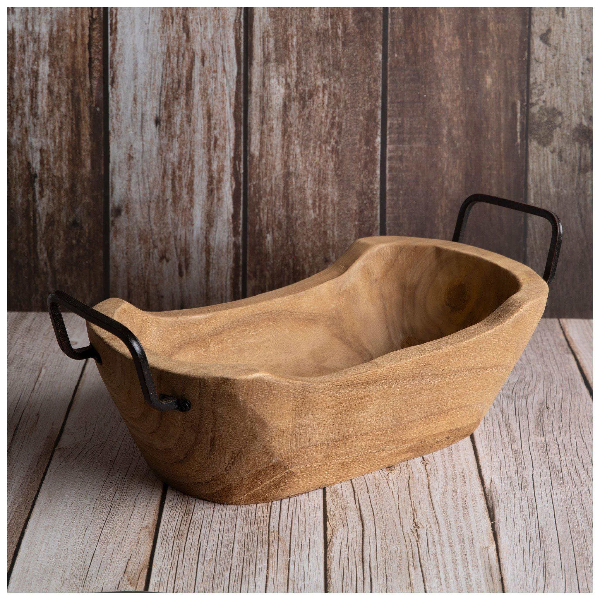 Carved Oval Wood Tray Hobby Lobby 2308948