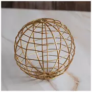 Gold Wire Metal Decorative Sphere