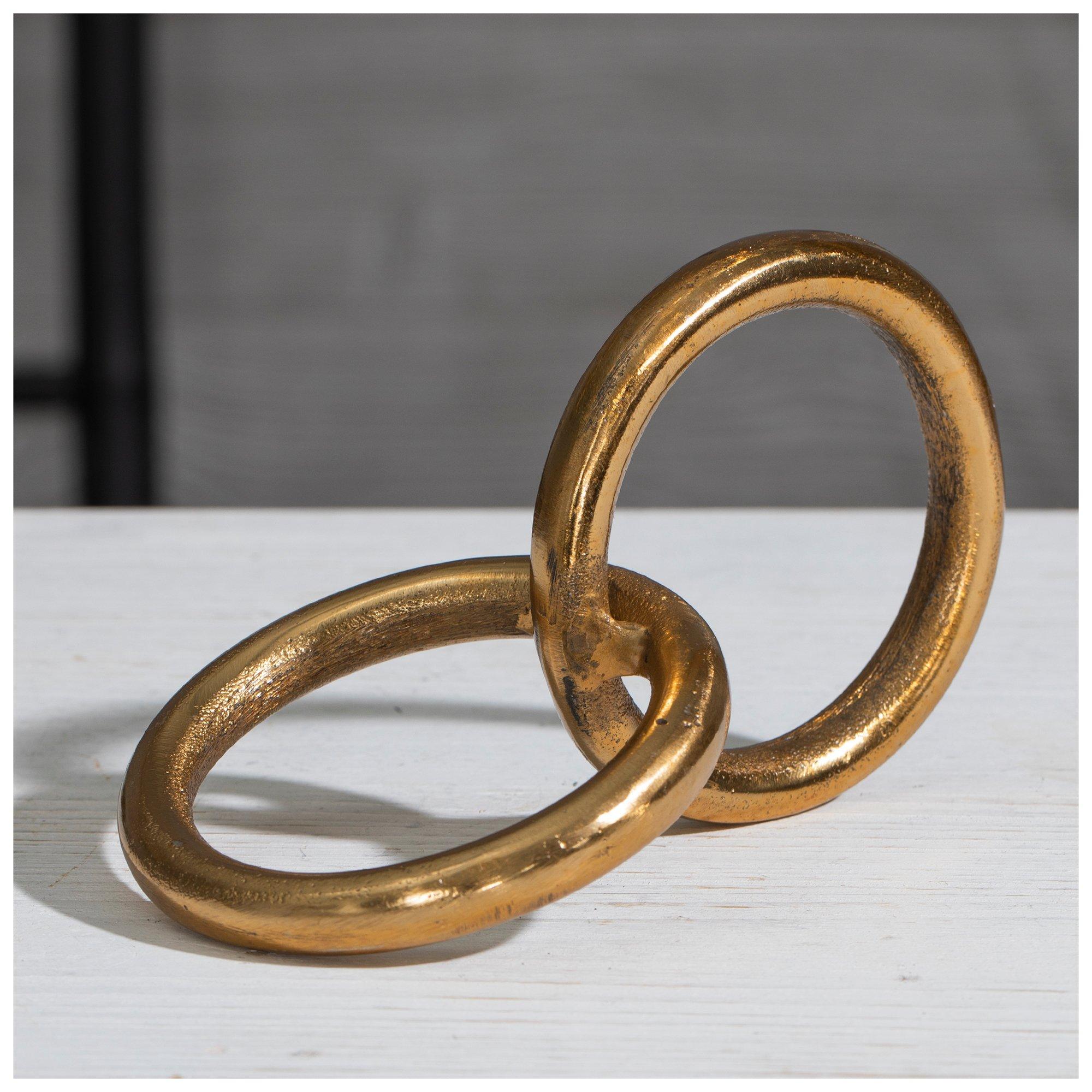 Gold Interlocking Rings