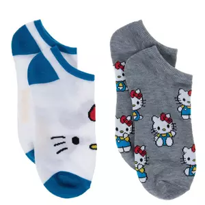 Hello Kitty No Show Socks - 2 Pack