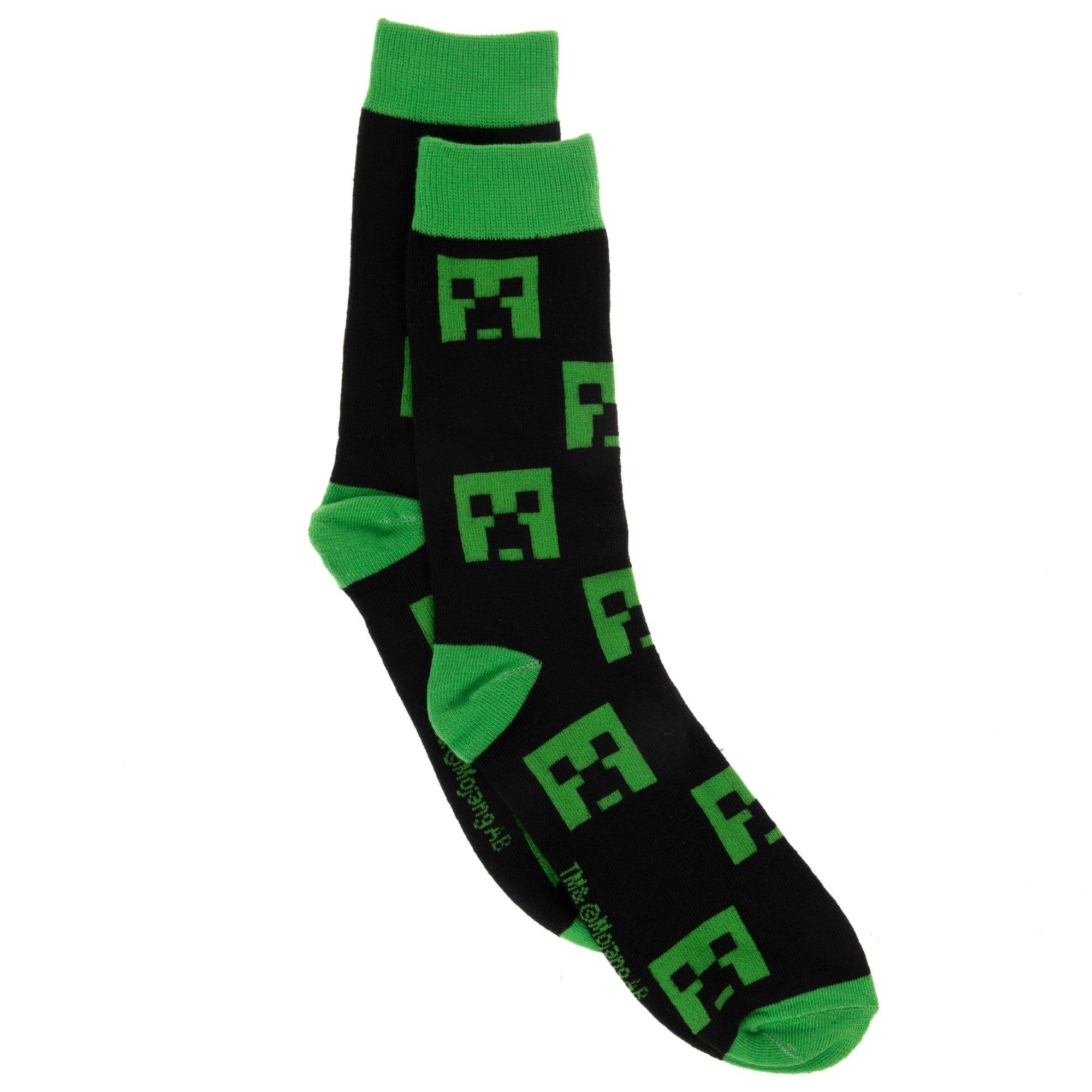 Men's Minecraft Creeper Crew Socks Hobby Lobby 2311637