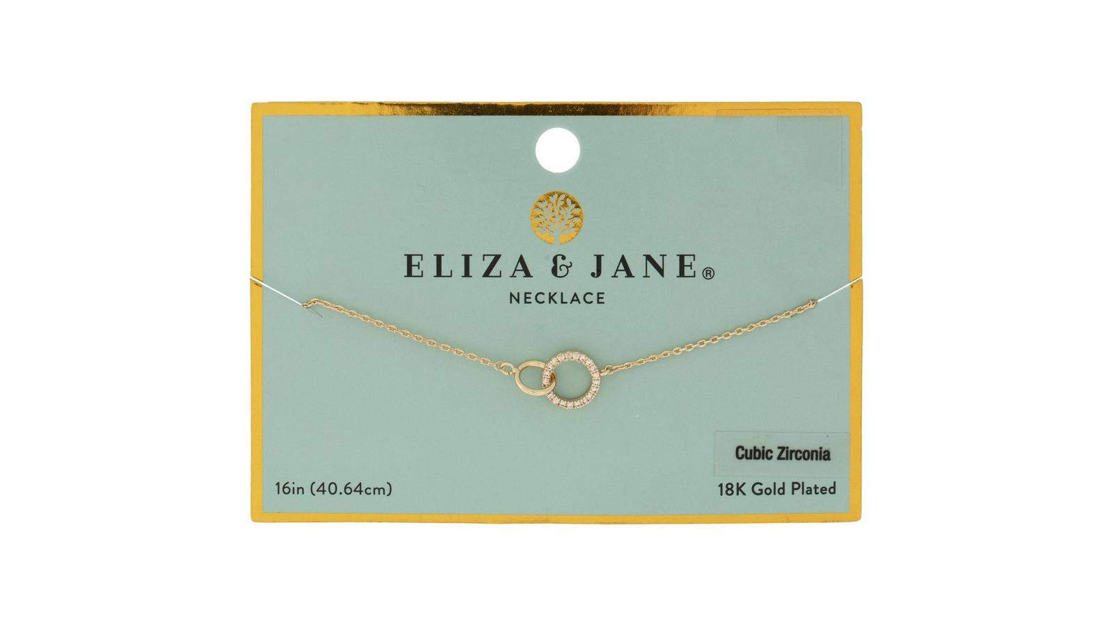 アクセサリー lui jewelry twinkle chain necklace Linked Loops & Rhinestones Chain Necklace - 16