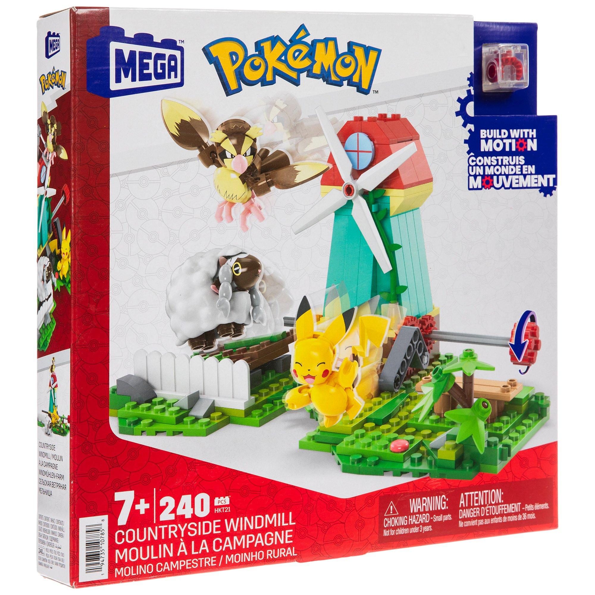 Mattel Mega Pokemon Countryside Windmill, Building Toys