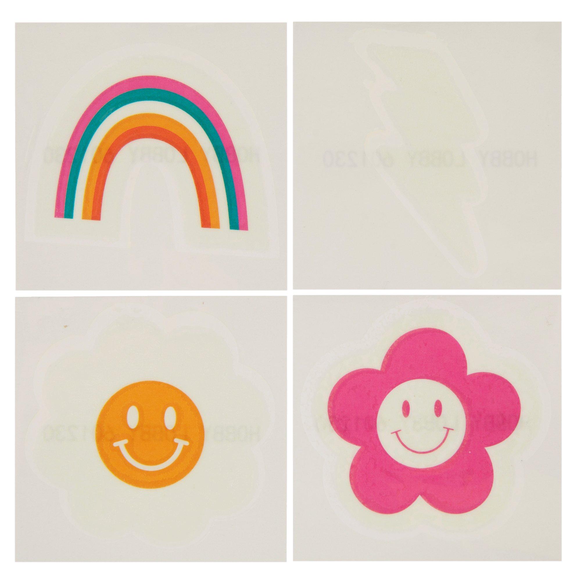 Retro GlowInTheDark Temporary Tattoos Hobby Lobby 2312718