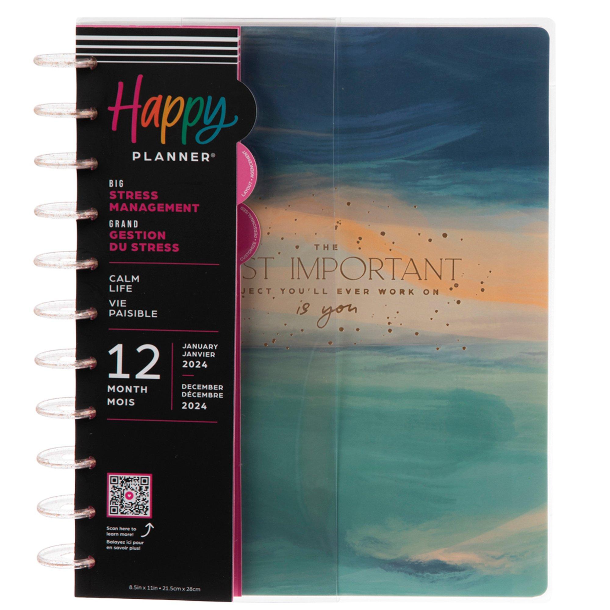 2024 Calm Life BIG Happy Planner 12 Months Hobby Lobby 2314227