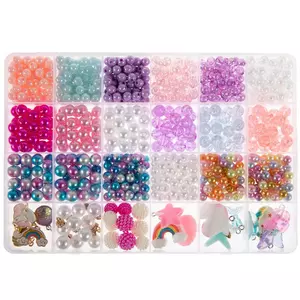 Multi-Color Marble Plastic Pearl Beads, Hobby Lobby
