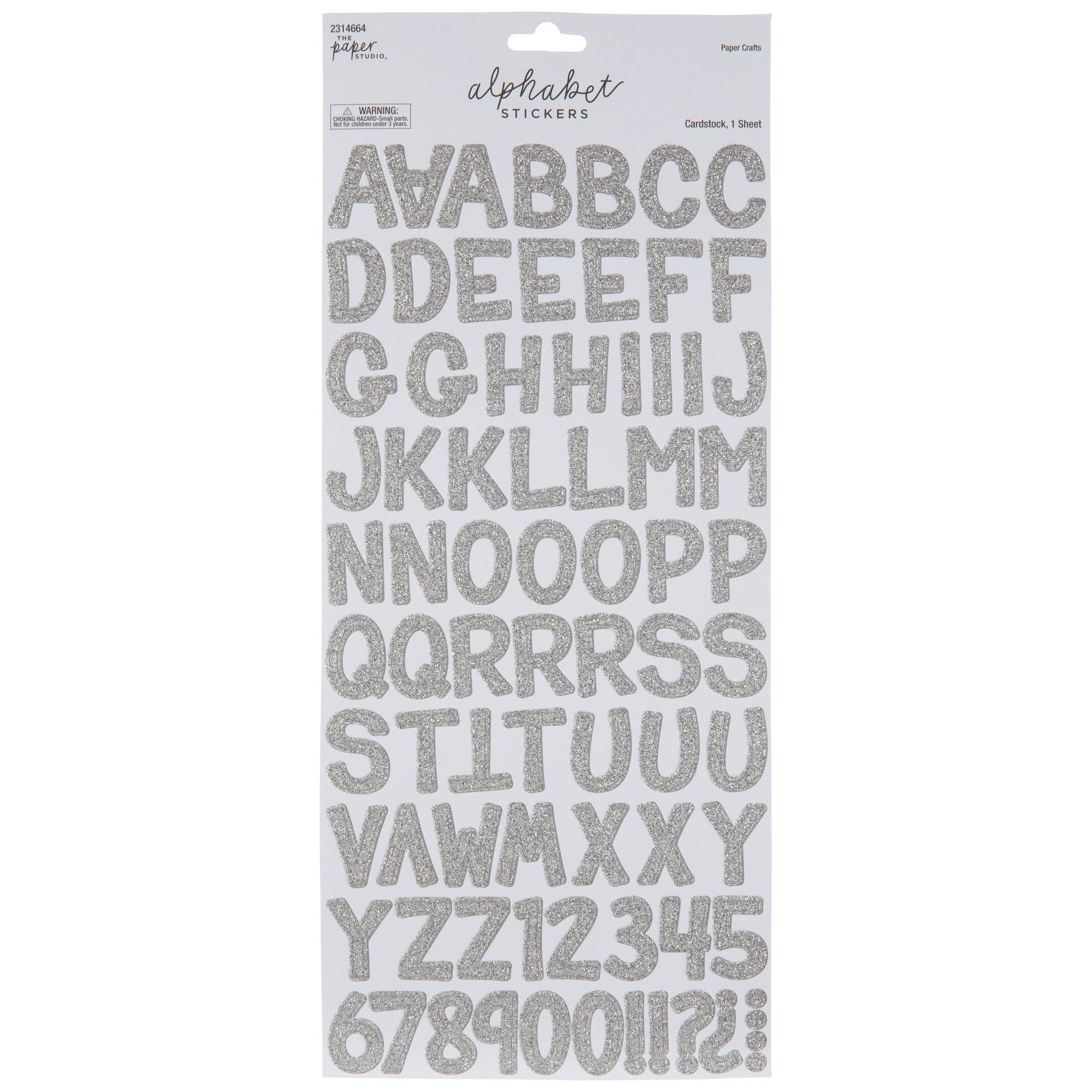 Glitter Alphabet Stickers | Hobby Lobby | 2314664