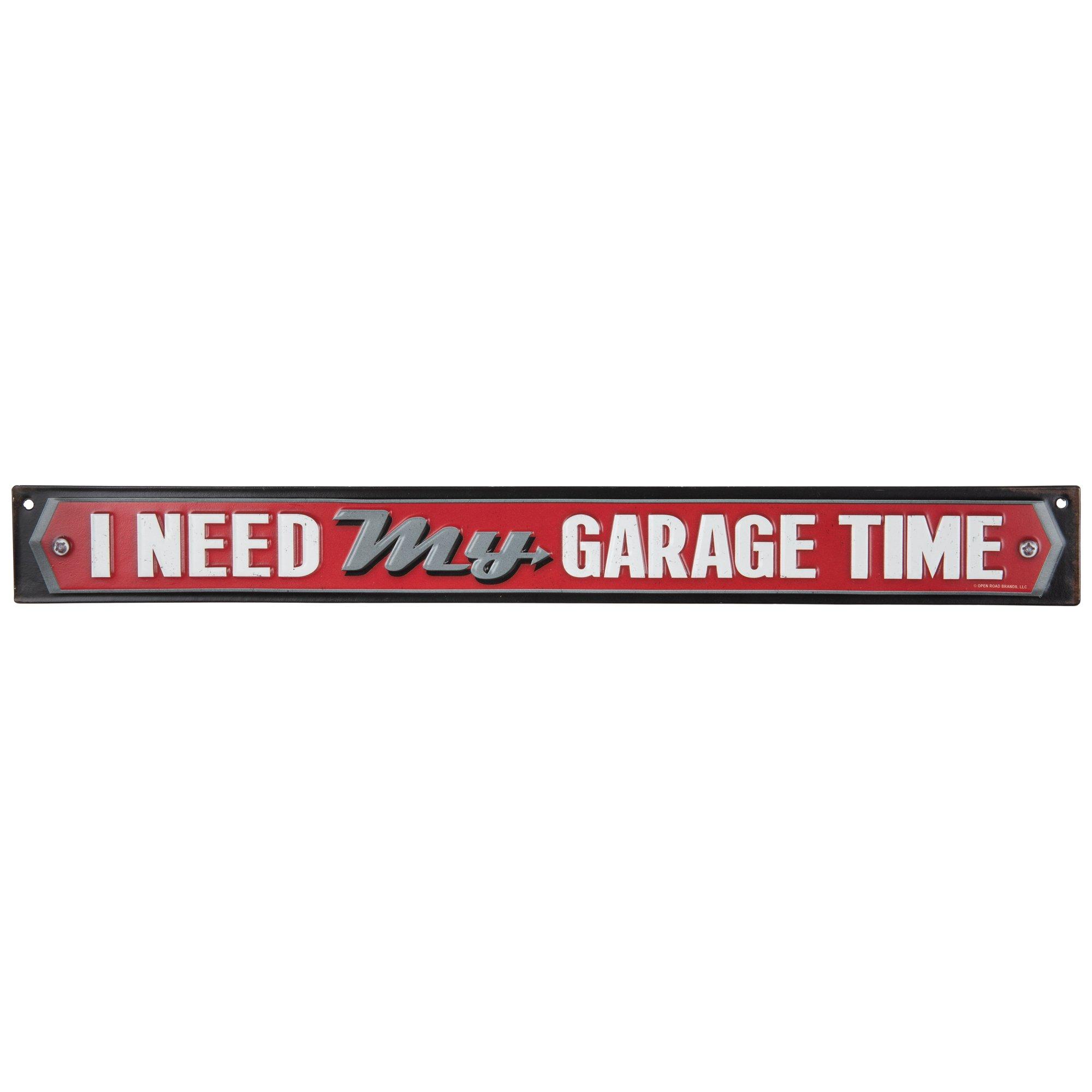 Open Road Brands Full Service Garage Metal Wall Thermometer