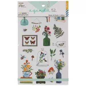 Hobby Lobby, Office, The Paper Studio Agenda Agenda 52 Sticker Book  Variety Bundle Set Six Included