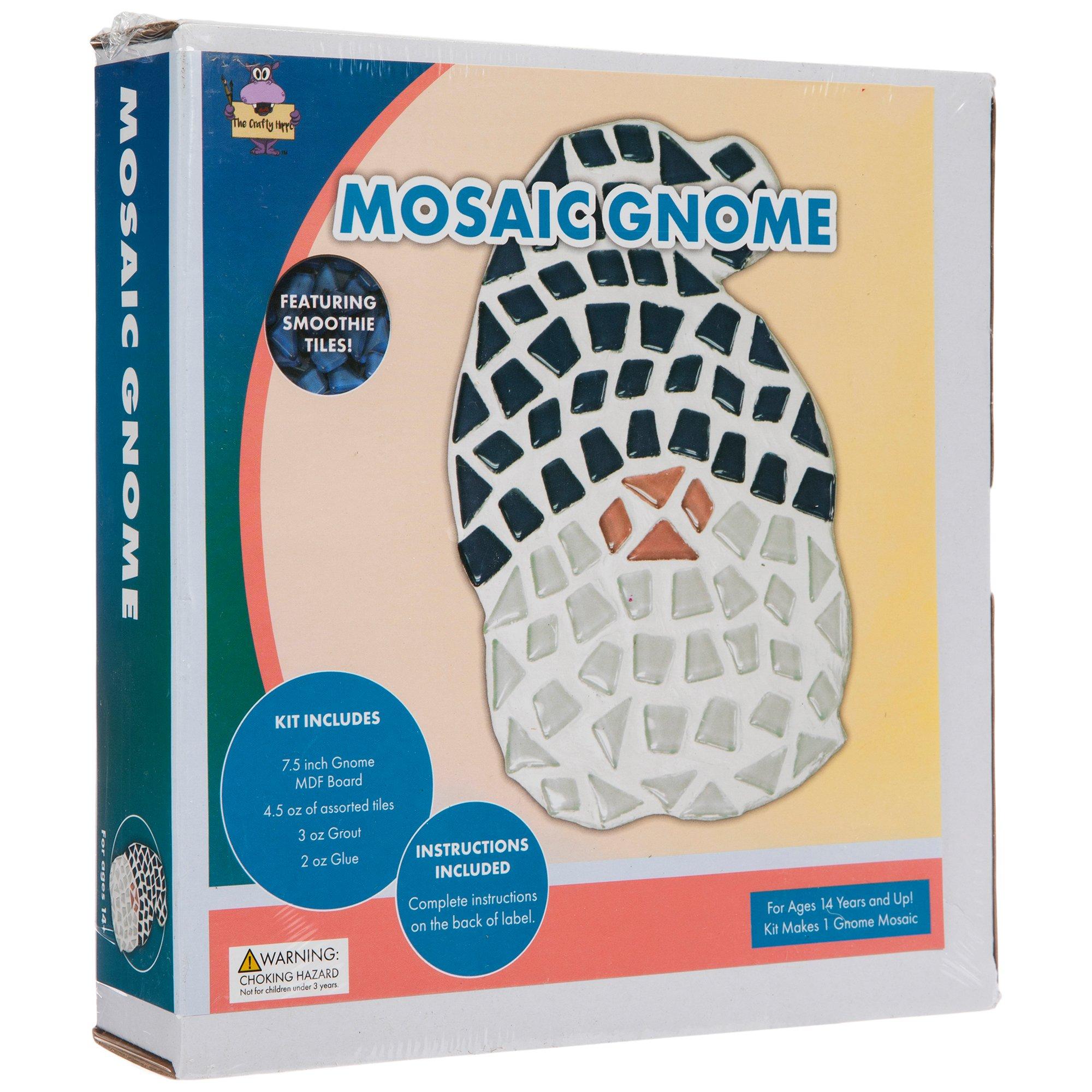 Gnome Glass Mosaic Kit DIY 