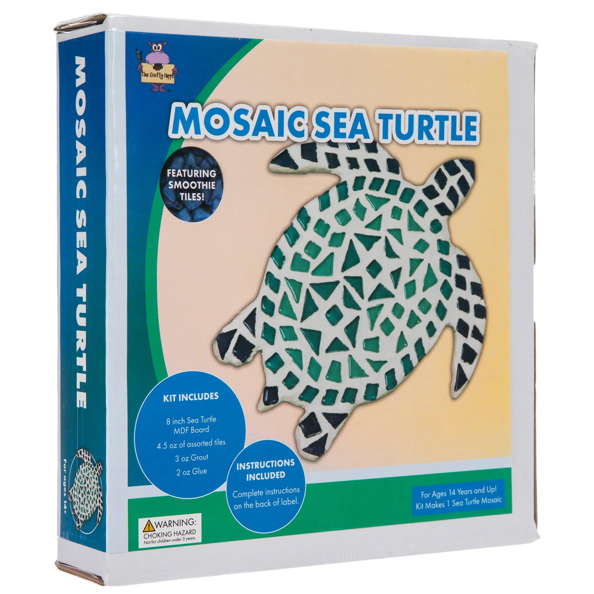 Turtle Mosaic Kit, Craft Kit, DIY Kit for Adults, Craft Kit for Kids,  Kid-friendly Craft, DIY Project, DIY Mosaic Kit, Mosaic Art 