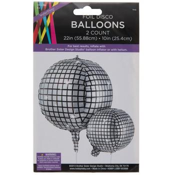 Disco Ball Foil Balloons