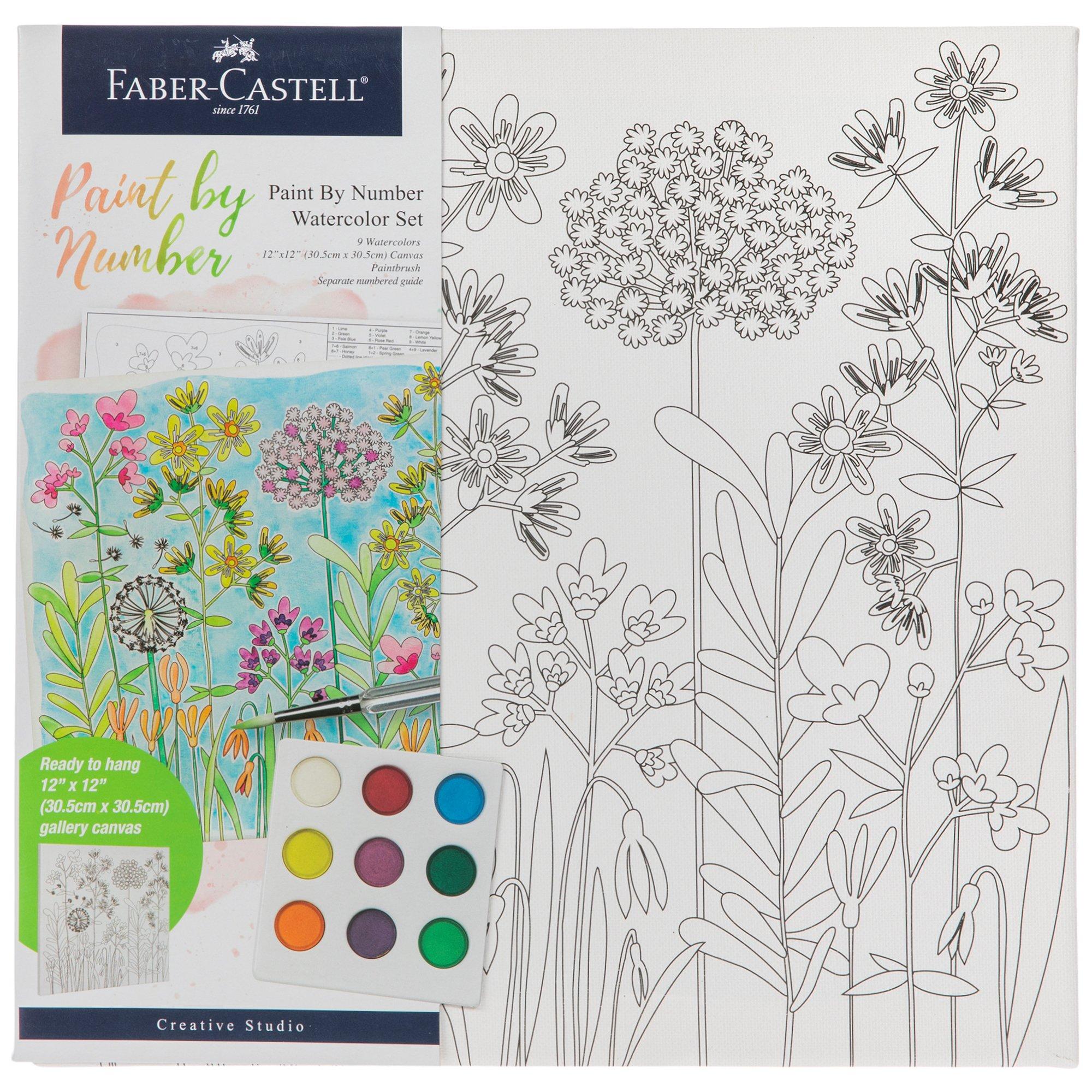 Farmhouse Floral Watercolor Paint By Number Kit Hobby Lobby 2316149