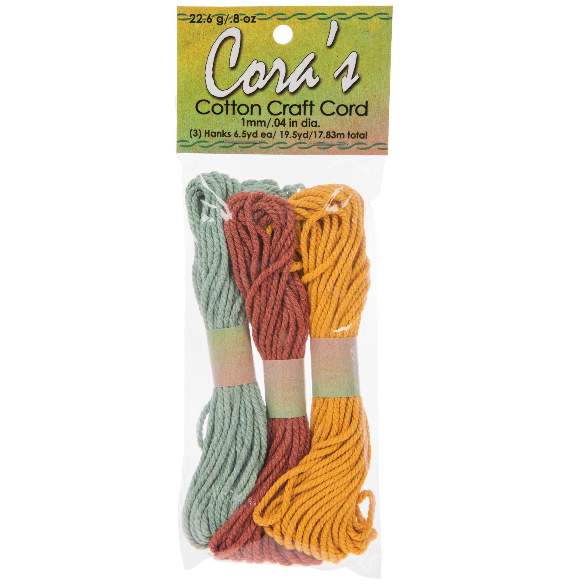 Cora's Cotton Natural Craft Cord, 2 mm, 100 ft in 2023