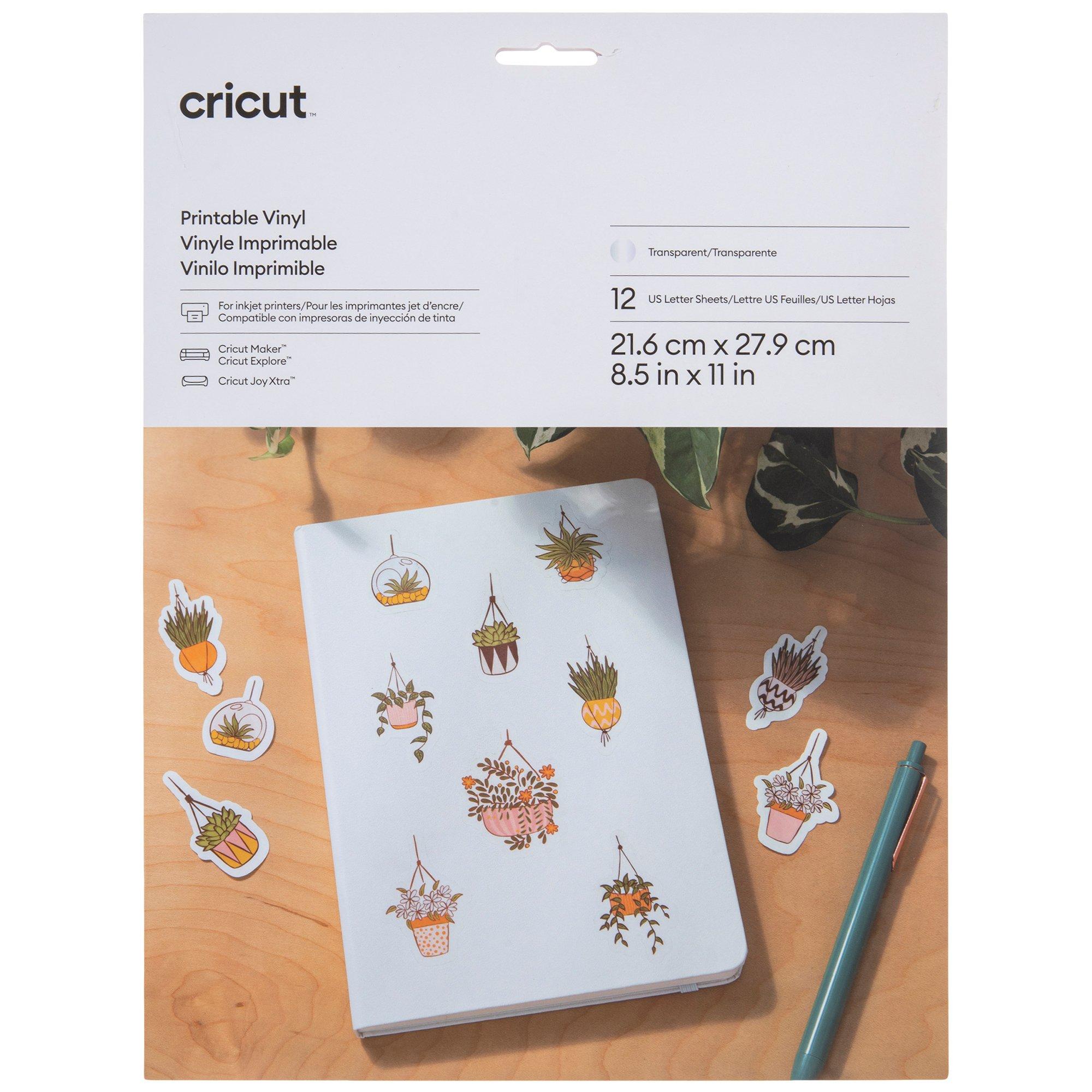 Cricut Printable Vinyl Sheets - 8 1/2 x 11, Hobby Lobby