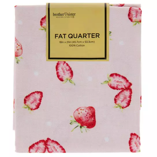 Hanjunzhao Flamingo Strawberry Striped Fat Quarters Fabric Bundles 18 x 22 Inches for Sewing Quilting Crafting