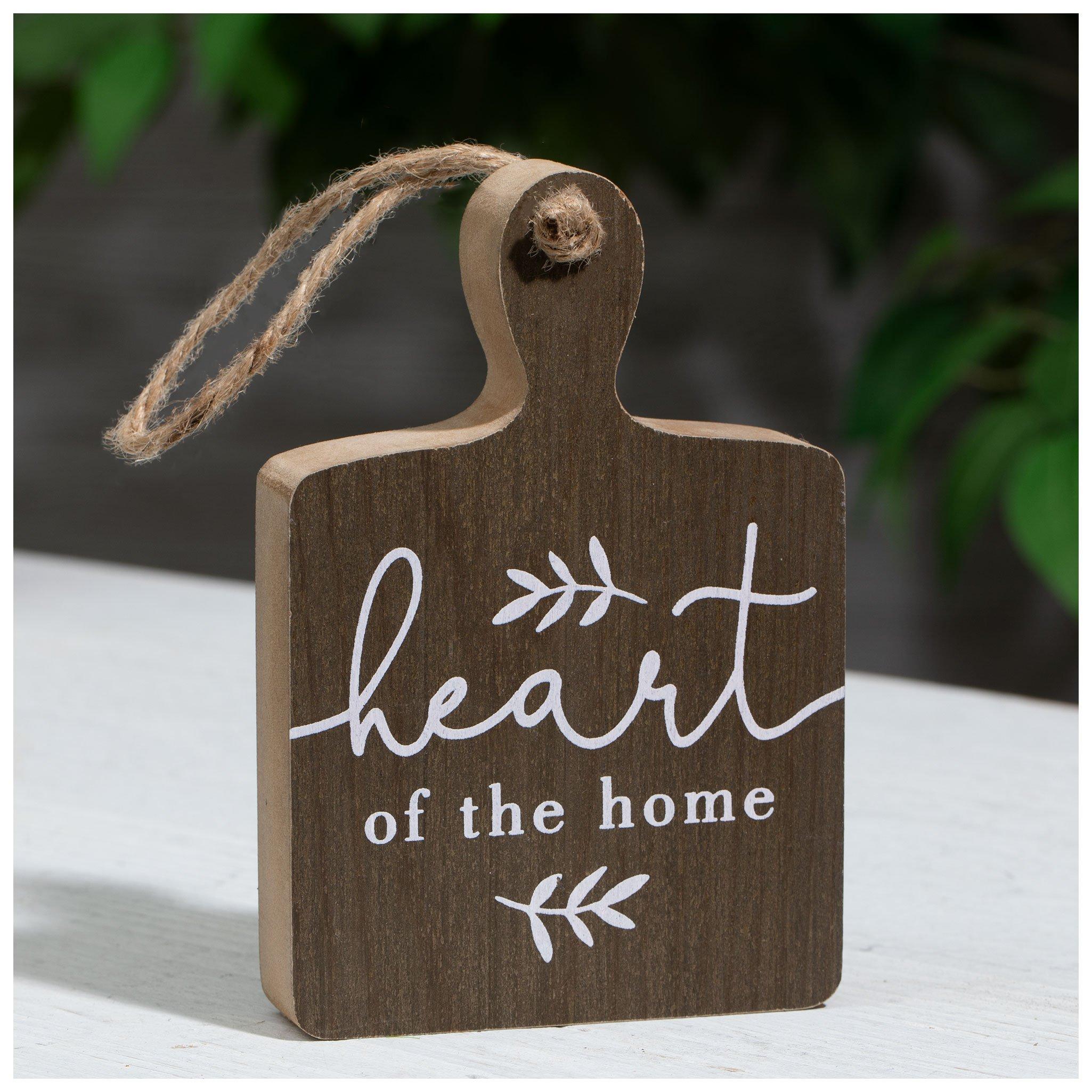 Heart Of The Home Cutting Board Wood Decor, Hobby Lobby