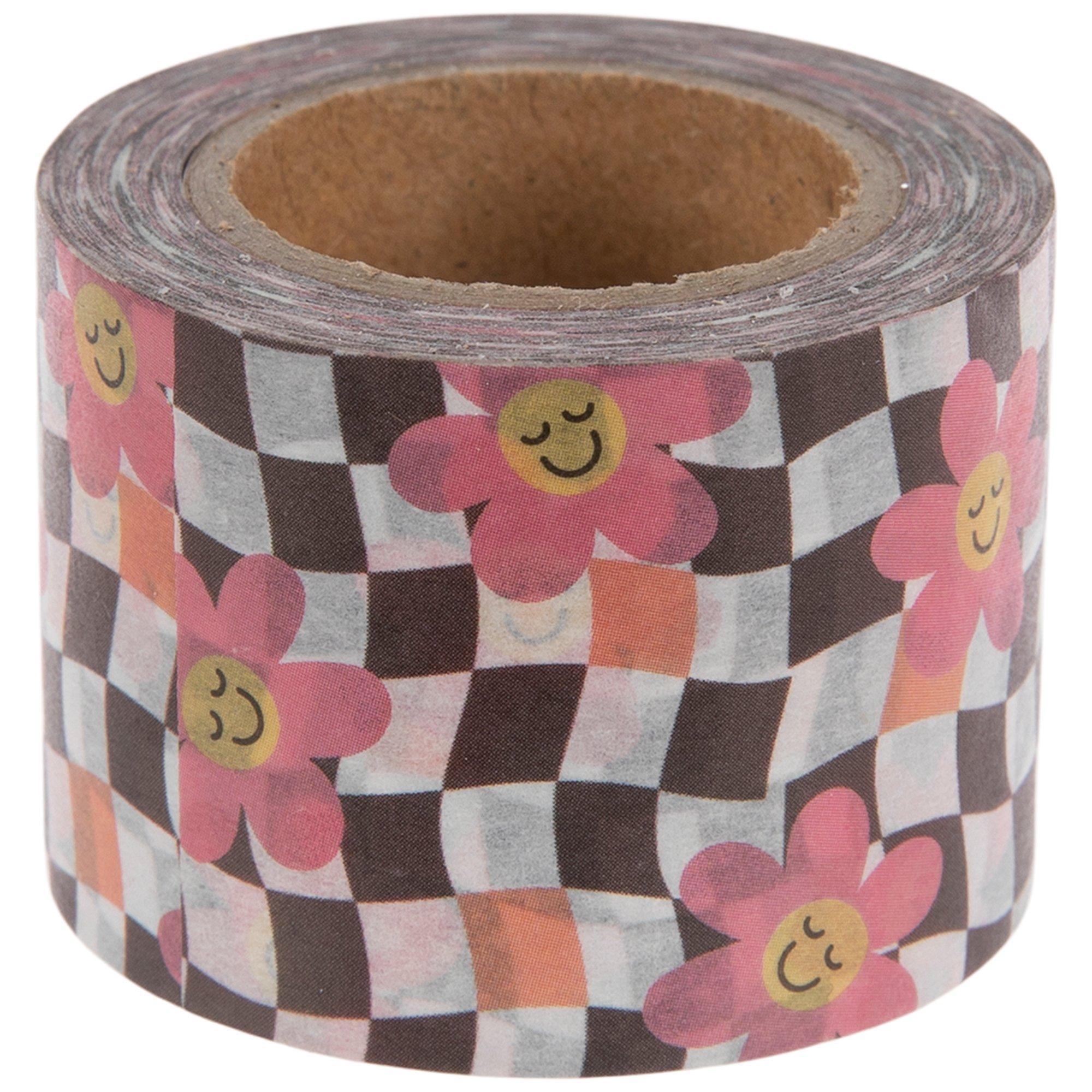 Brown Pink - Labels Graph Paper - Washi Tapes • Vera's Arts & Dice
