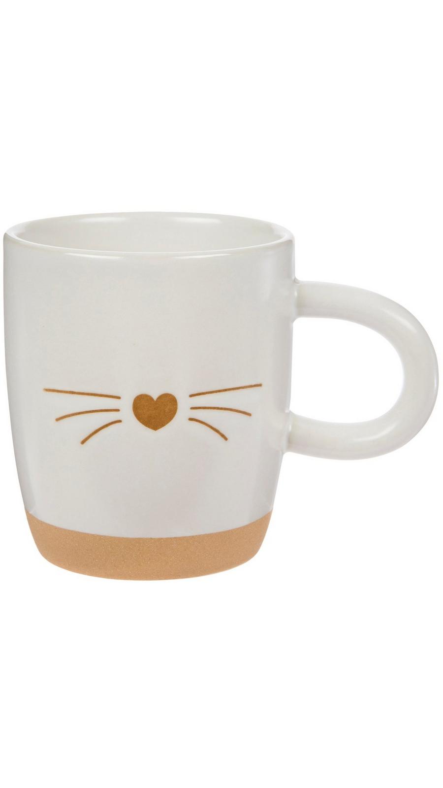 Uncommon Goods | Catitude Mug | Cat Mug Fashionista Hipster Classy Cat Mug display picture 1