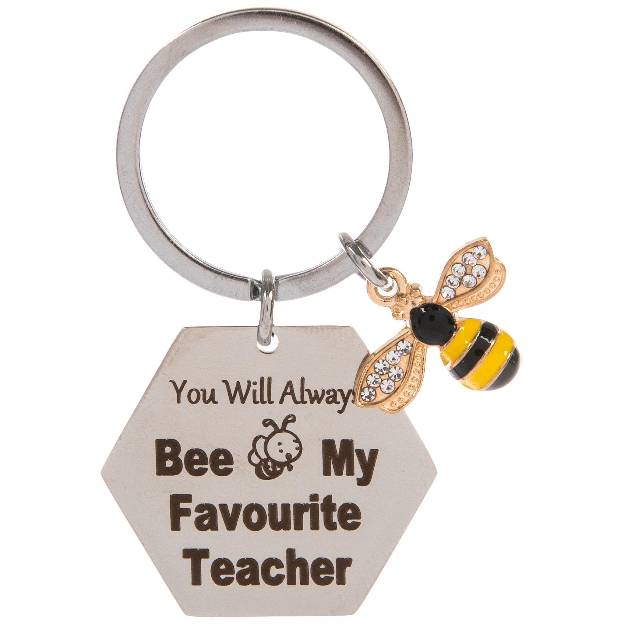 Christmas Honey Bee Keychain Teacher's Day Bee Happy Keychain Bee Jewelry Bee  Gifts