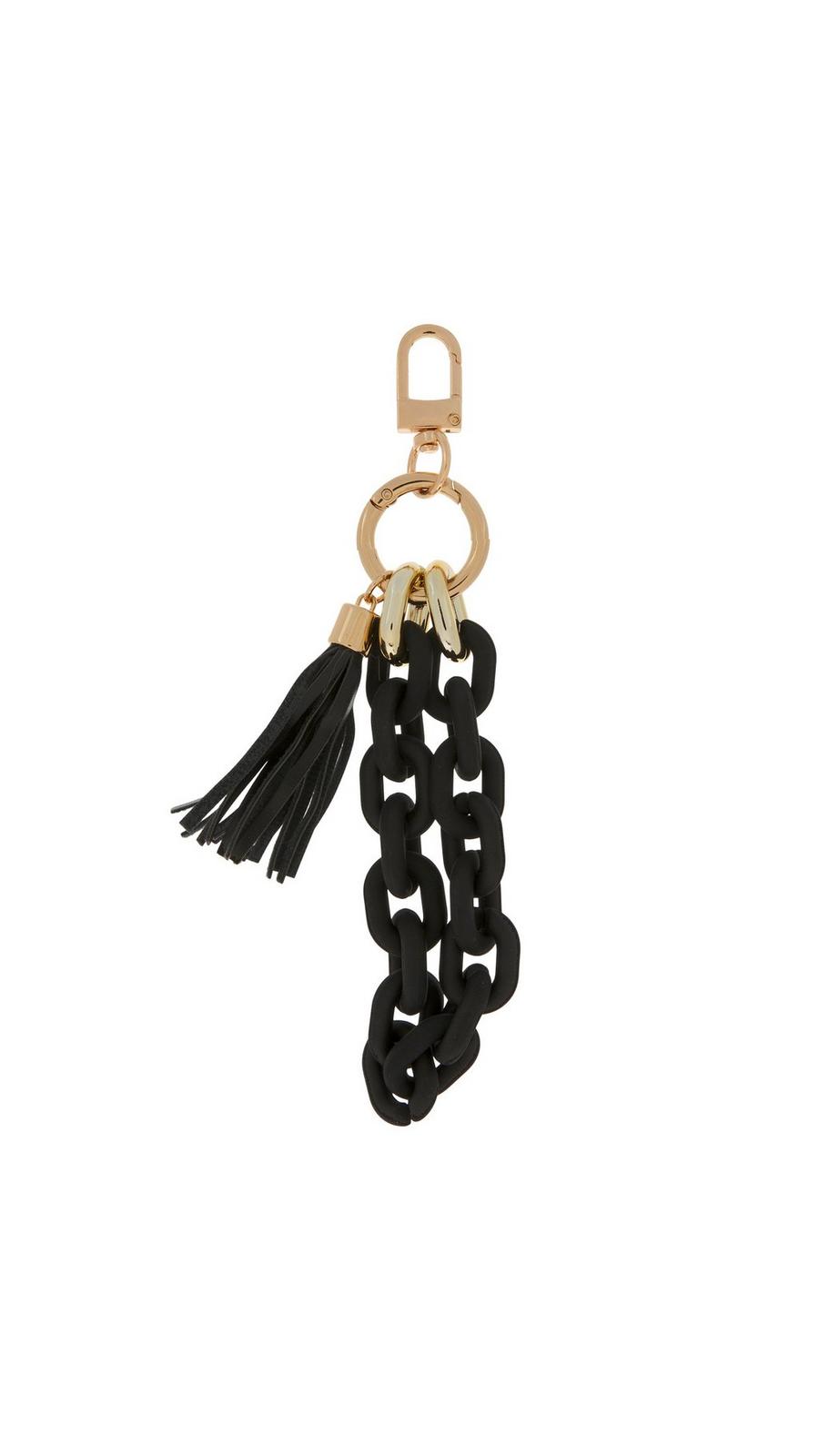 【AAKE】NOTCH TASSEL BLACK KEYRING NOTCH TASSEL BLACK KEYRING (black!) - AAKE