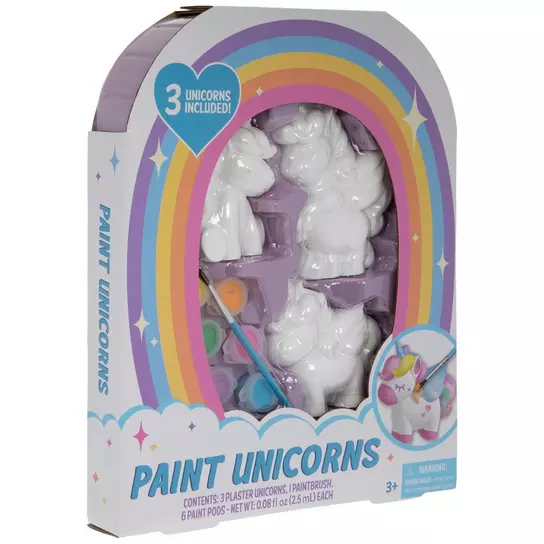 Unicorn Paintable Figurines Kit