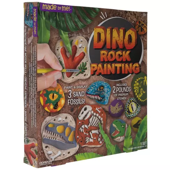 Dino Rock Painting Kit, Hobby Lobby