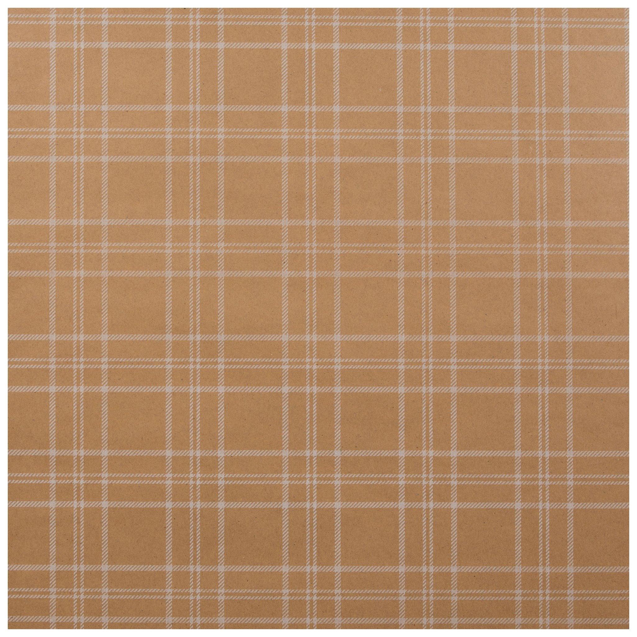 Plaid Kraft Gift Wrap Hobby Lobby 2322485